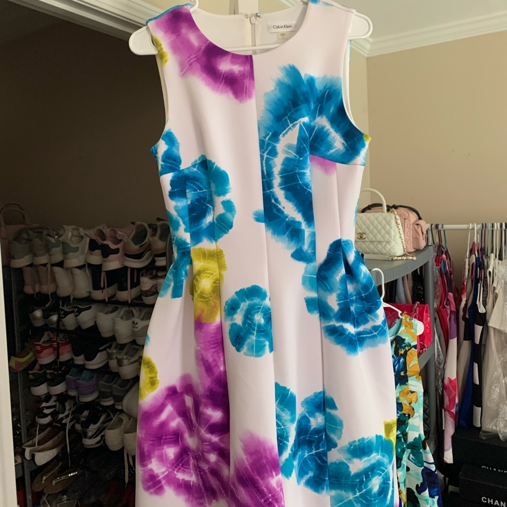 Calvin Klein Fit n Flare dress size 6